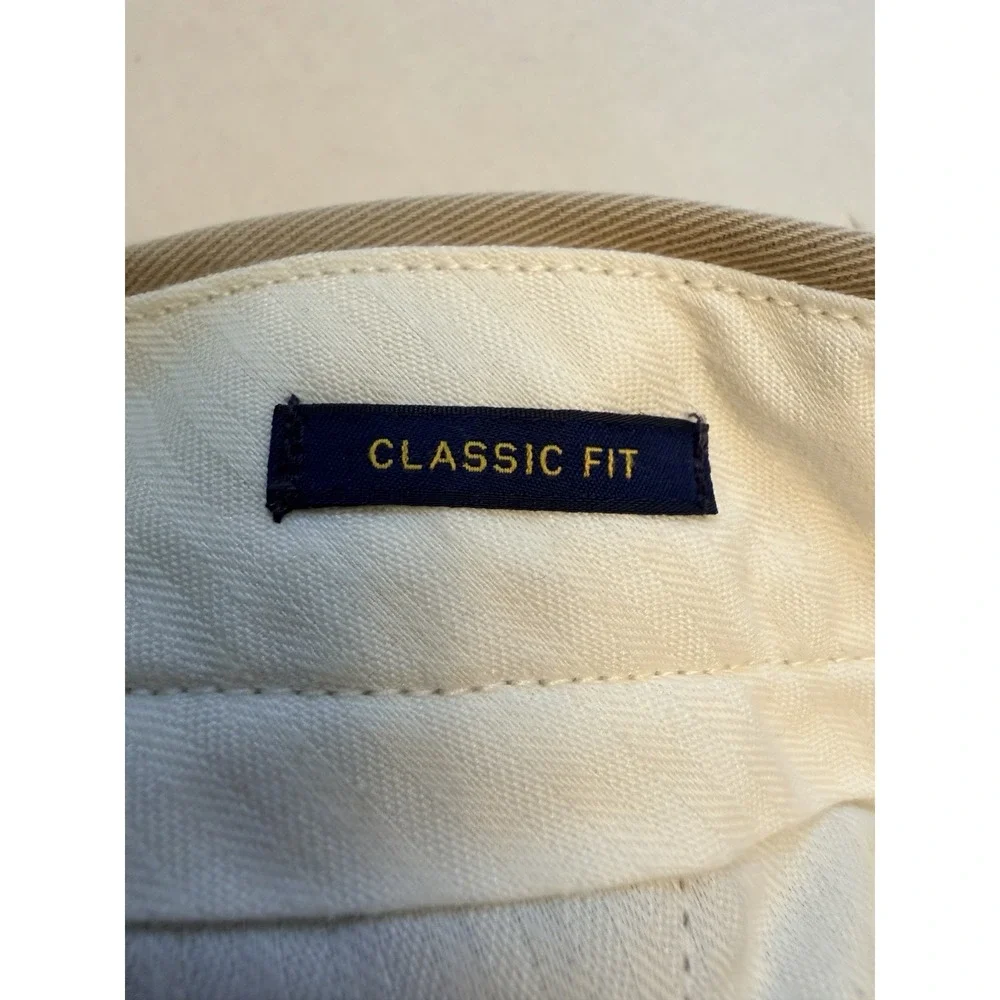 Polo Ralph Lauren‎ Classic Fit Size 34x30 Cotton Twill Chino Straight Pants Tan